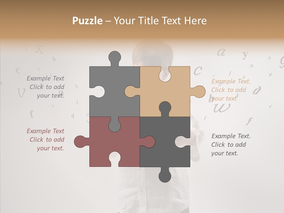 Culture Concept Letter PowerPoint Template