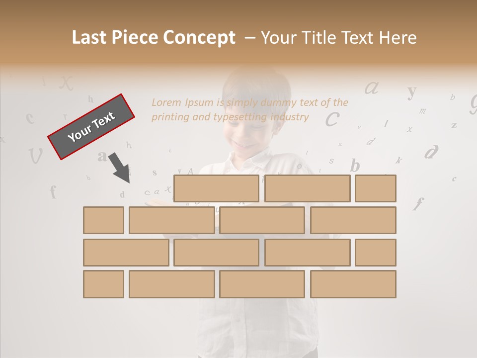 Culture Concept Letter PowerPoint Template