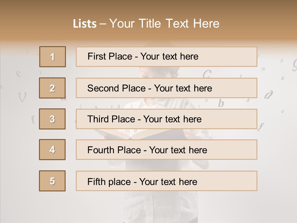 Culture Concept Letter PowerPoint Template