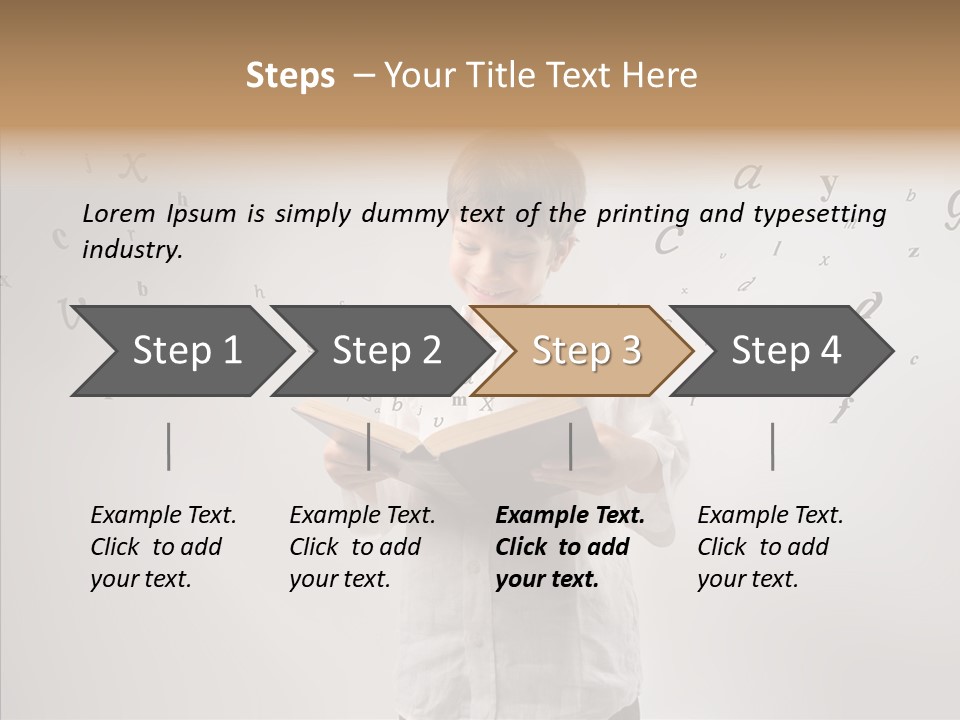 Culture Concept Letter PowerPoint Template