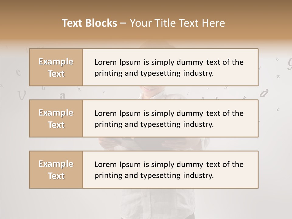 Culture Concept Letter PowerPoint Template