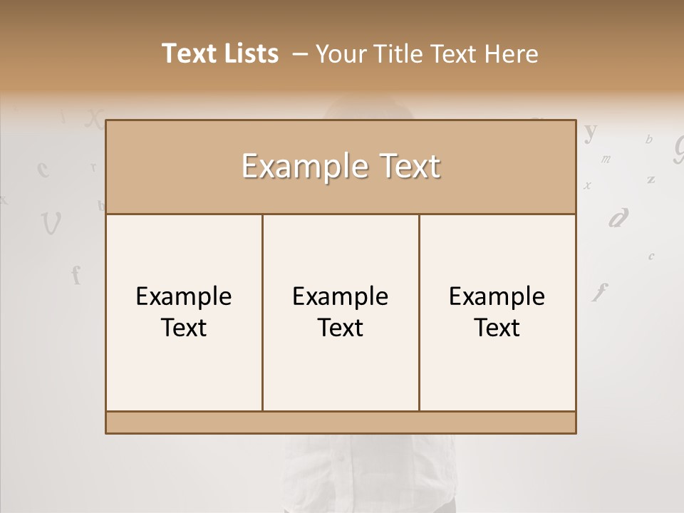 Culture Concept Letter PowerPoint Template