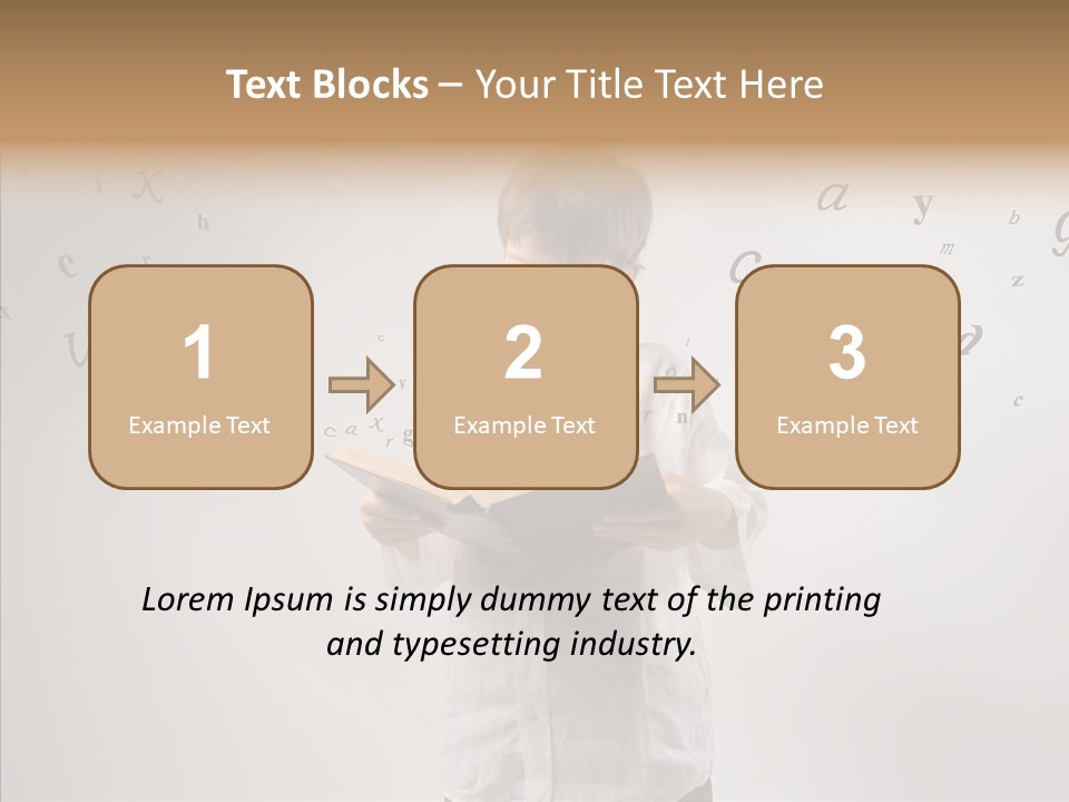 Culture Concept Letter PowerPoint Template