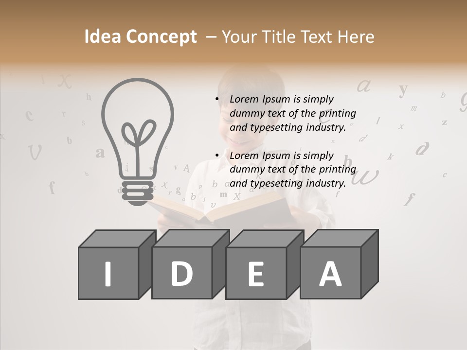 Culture Concept Letter PowerPoint Template