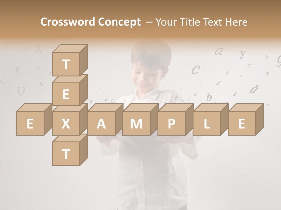 Culture Concept Letter PowerPoint Template