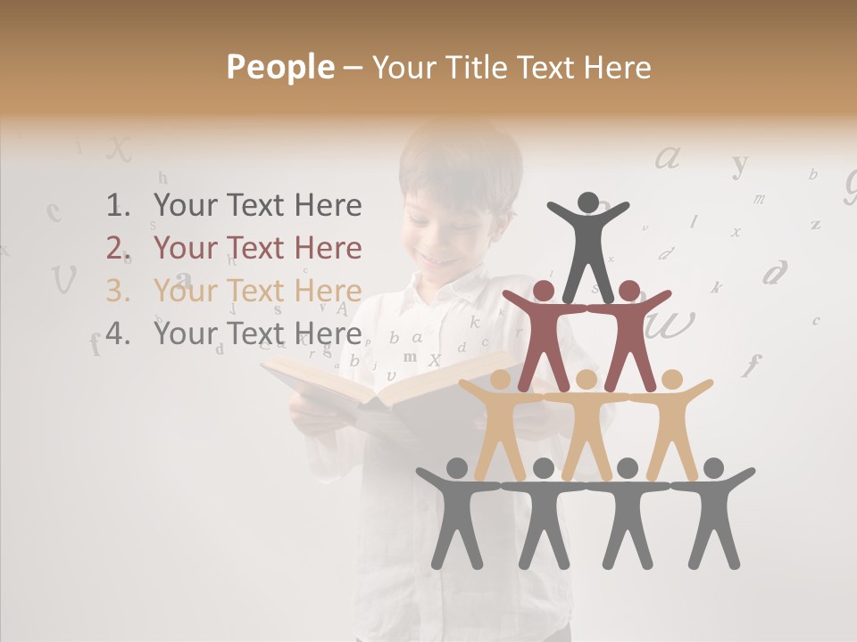 Culture Concept Letter PowerPoint Template