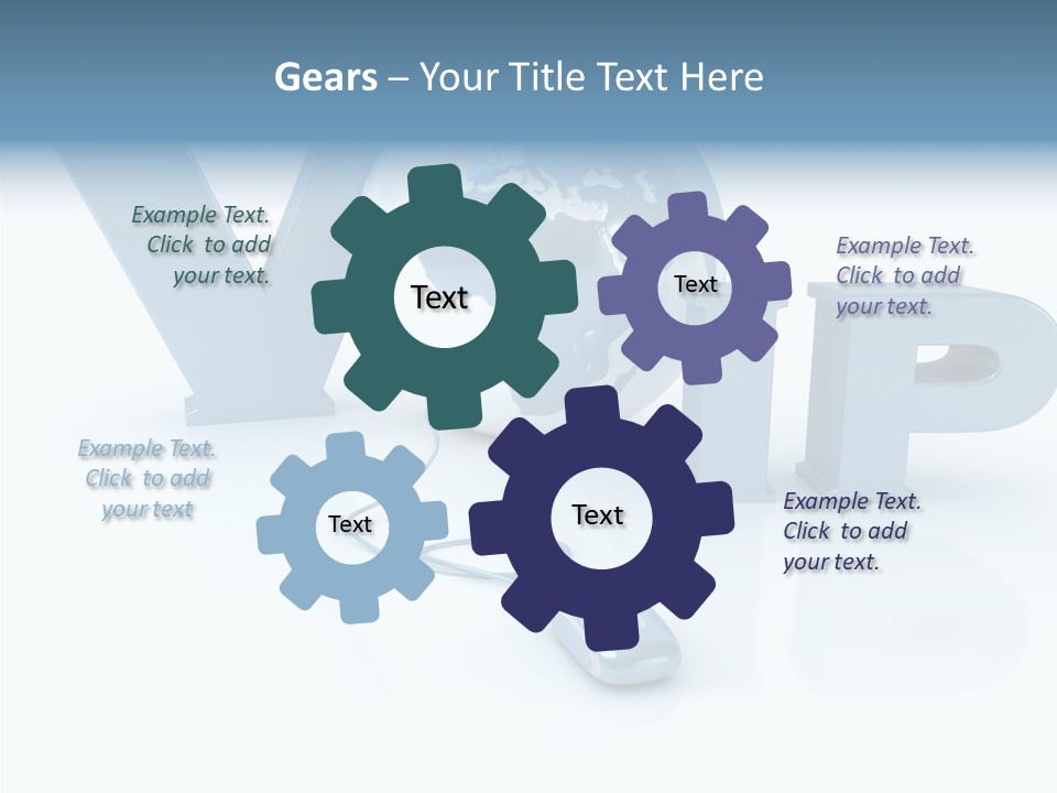 Internet Voice Telecommunications PowerPoint Template