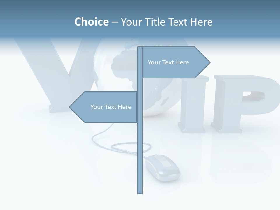 Internet Voice Telecommunications PowerPoint Template