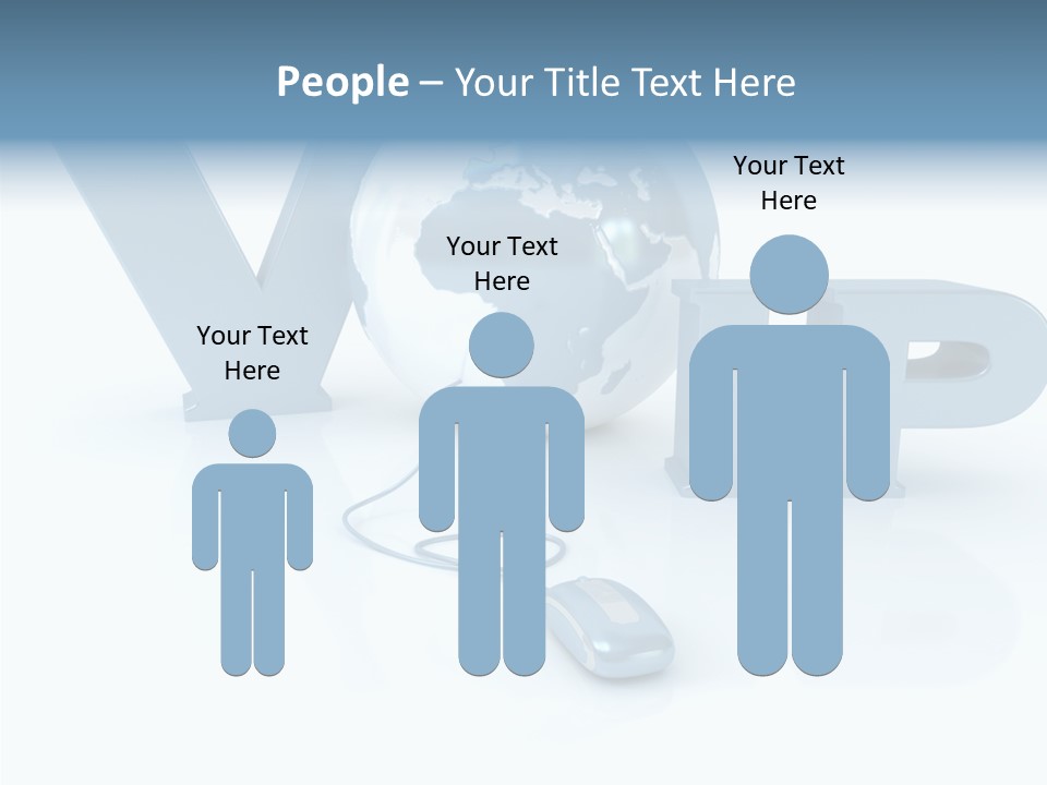 Internet Voice Telecommunications PowerPoint Template