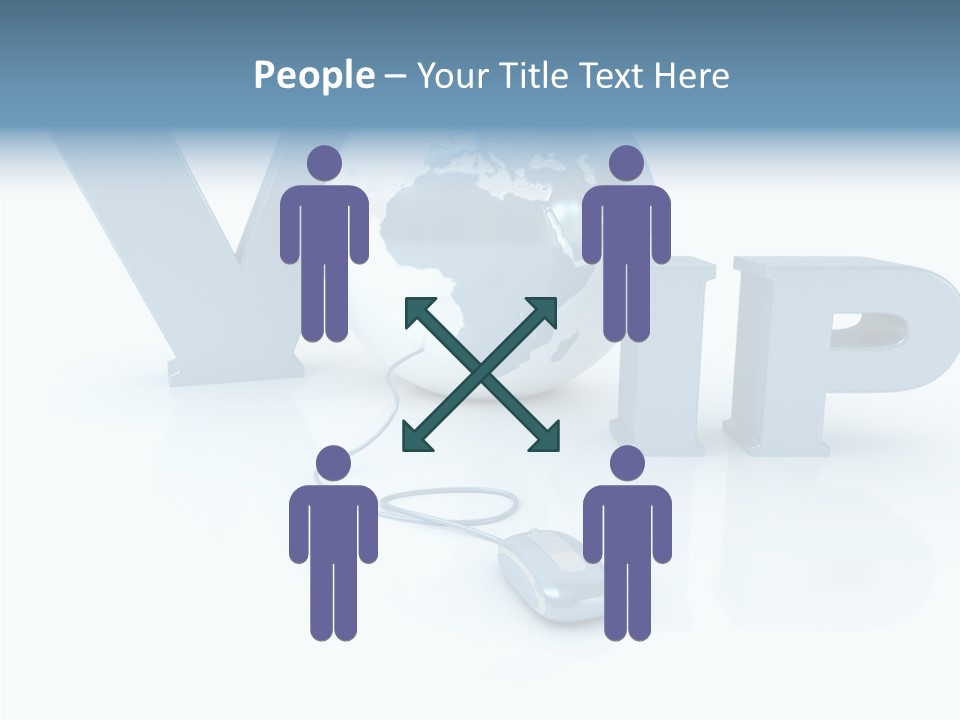 Internet Voice Telecommunications PowerPoint Template