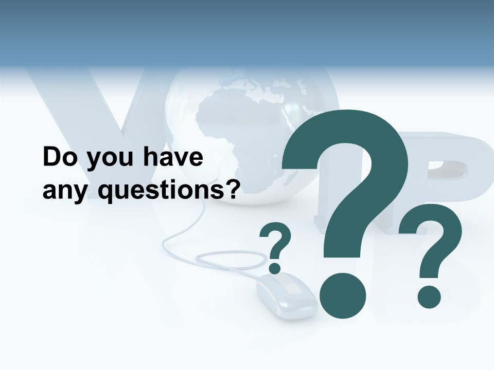 Internet Voice Telecommunications PowerPoint Template