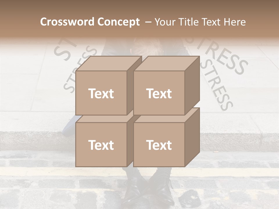 Male Failure Businessman PowerPoint Template