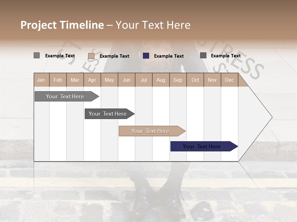 Male Failure Businessman PowerPoint Template