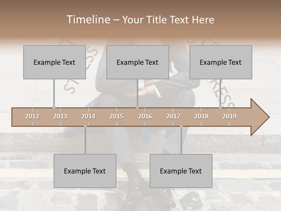 Male Failure Businessman PowerPoint Template