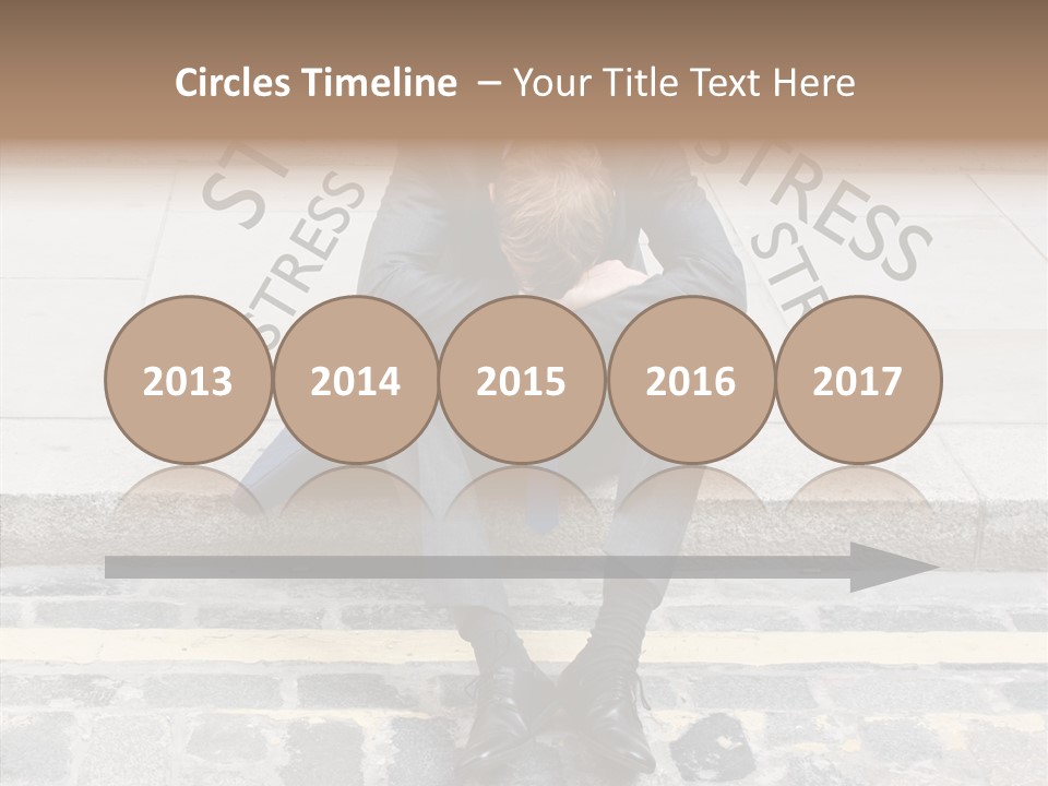 Male Failure Businessman PowerPoint Template