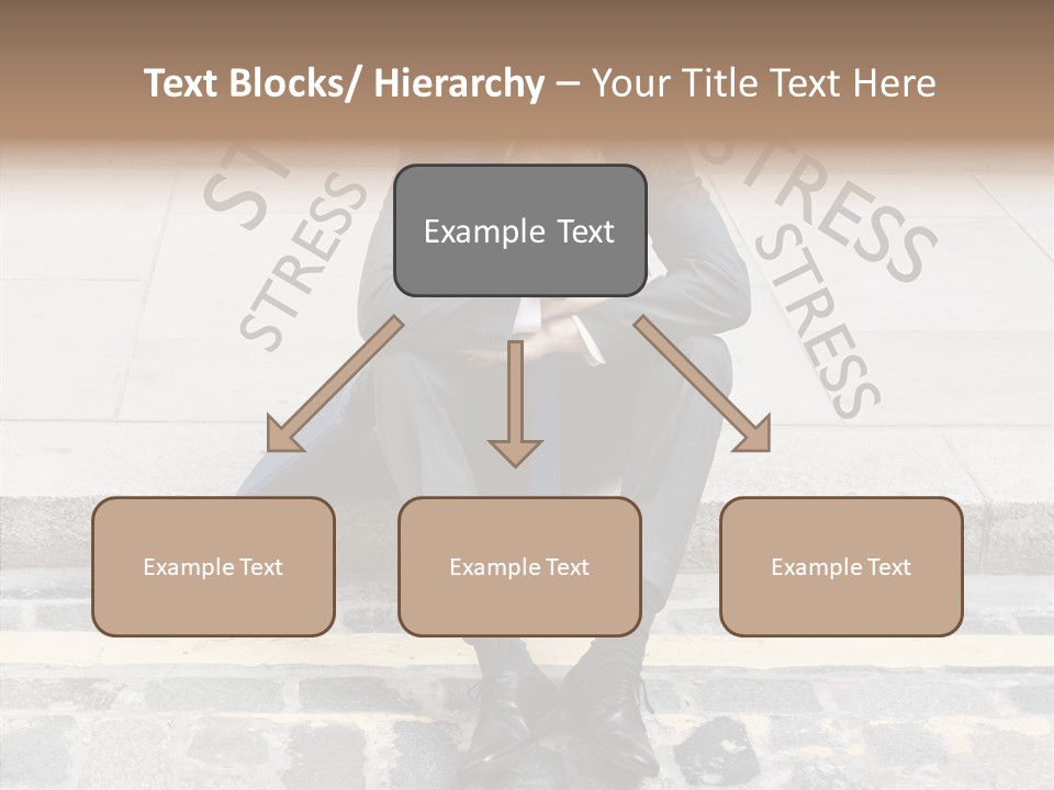 Male Failure Businessman PowerPoint Template