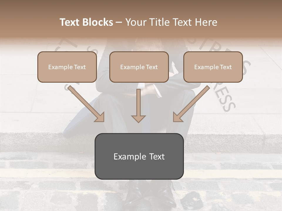Male Failure Businessman PowerPoint Template