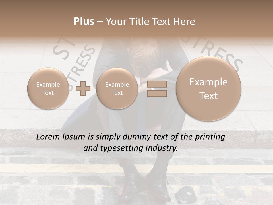 Male Failure Businessman PowerPoint Template