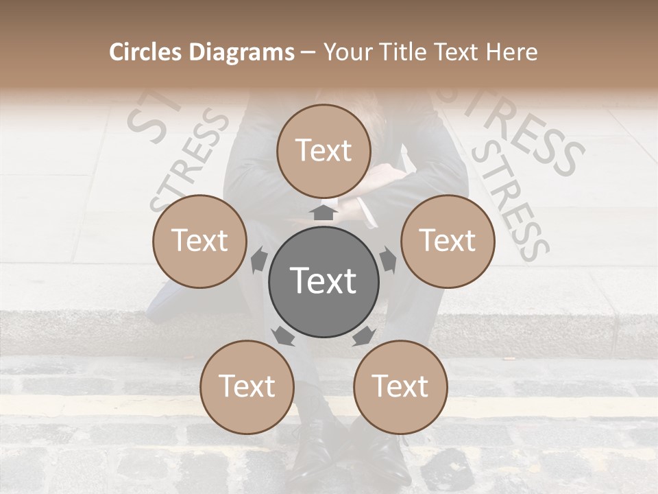 Male Failure Businessman PowerPoint Template