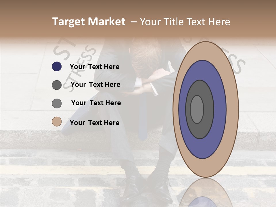 Male Failure Businessman PowerPoint Template