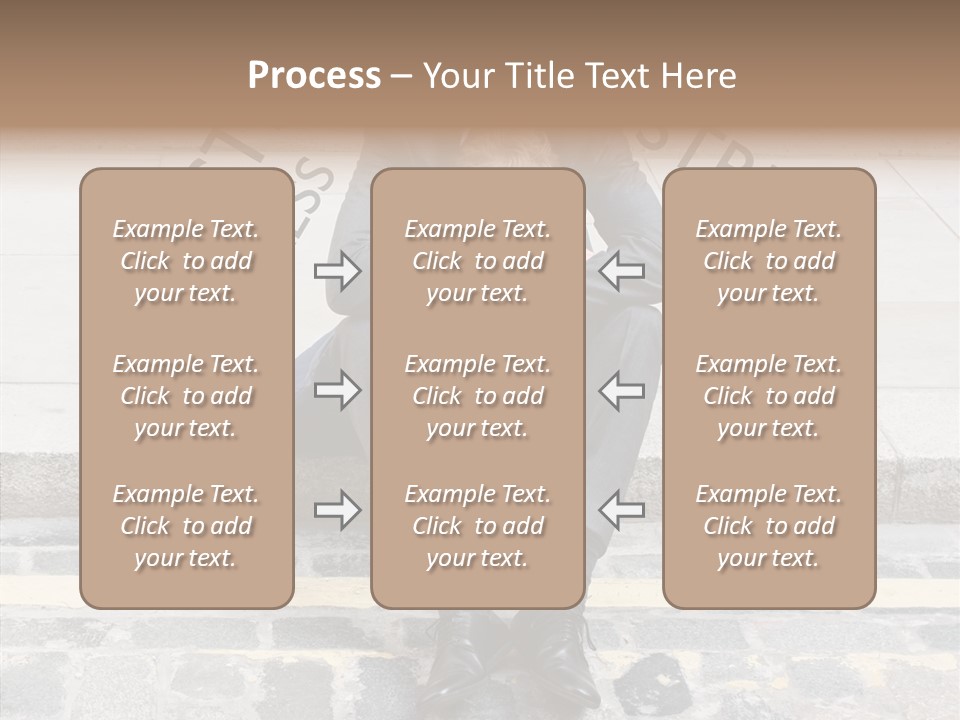 Male Failure Businessman PowerPoint Template
