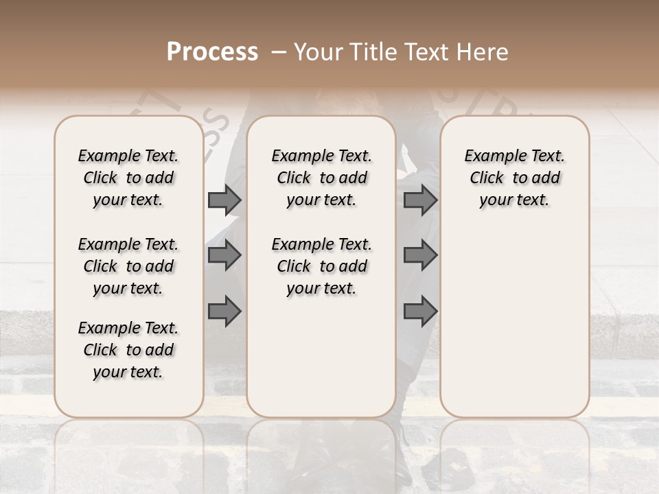 Male Failure Businessman PowerPoint Template