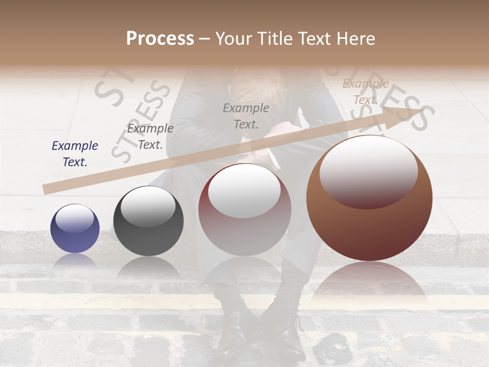 Male Failure Businessman PowerPoint Template