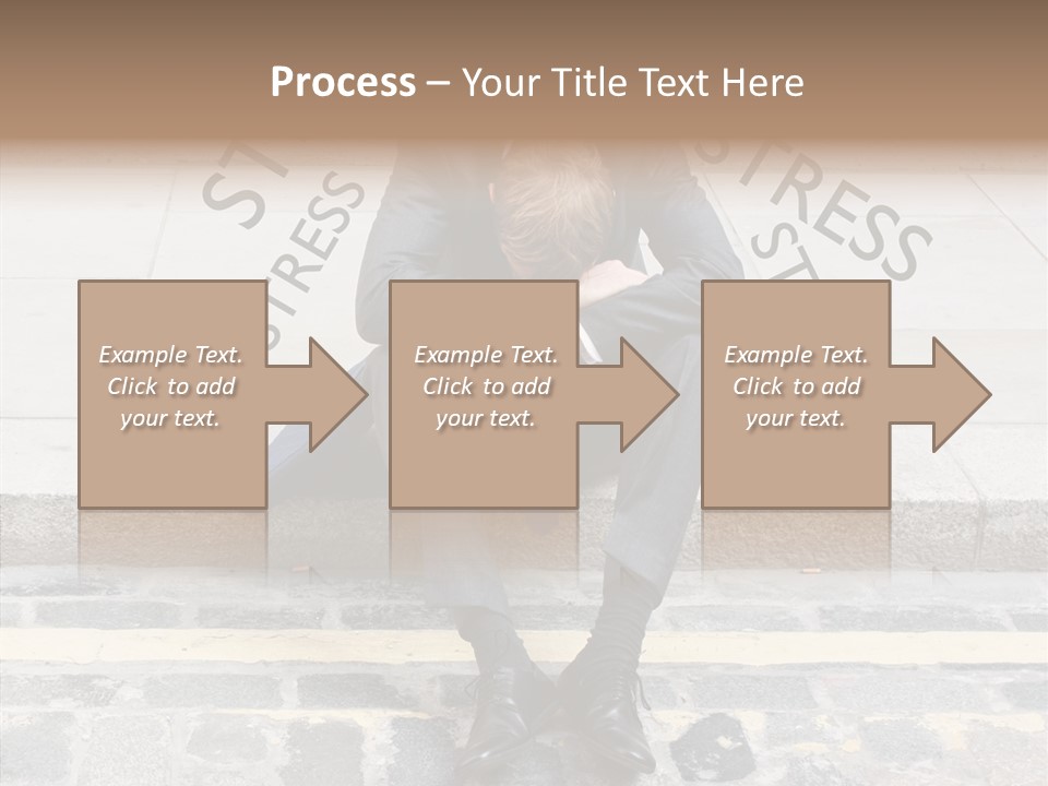 Male Failure Businessman PowerPoint Template