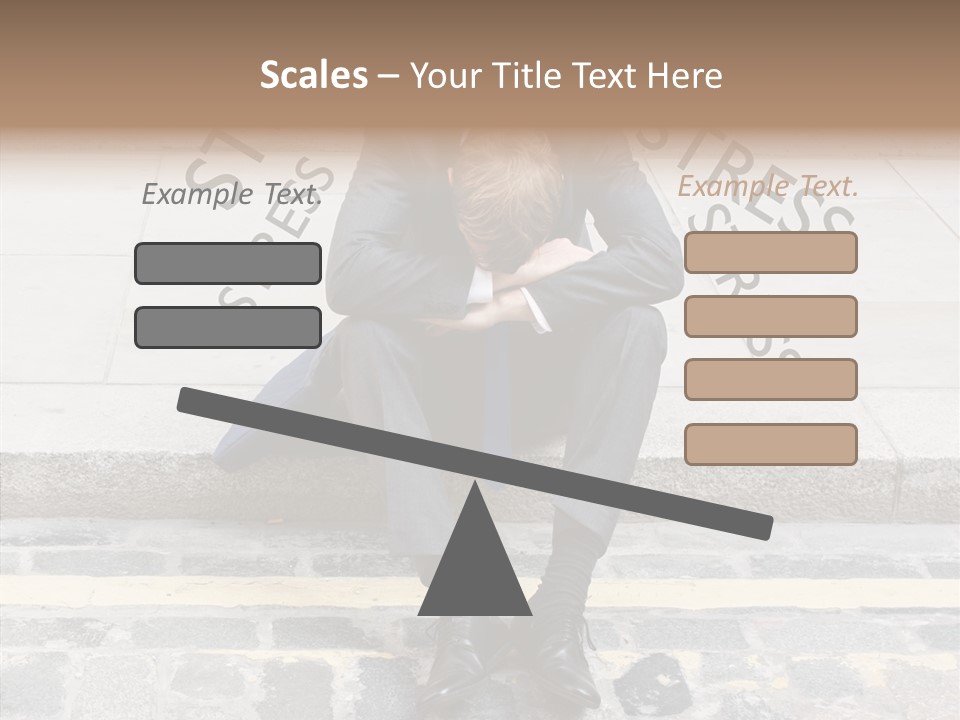 Male Failure Businessman PowerPoint Template