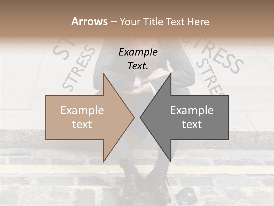 Male Failure Businessman PowerPoint Template