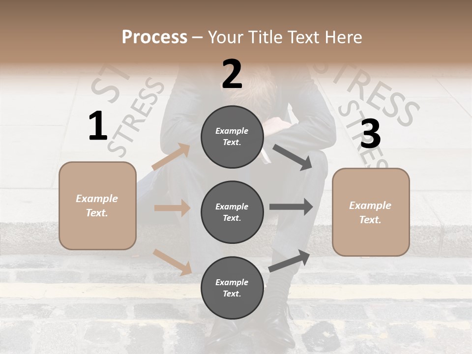 Male Failure Businessman PowerPoint Template
