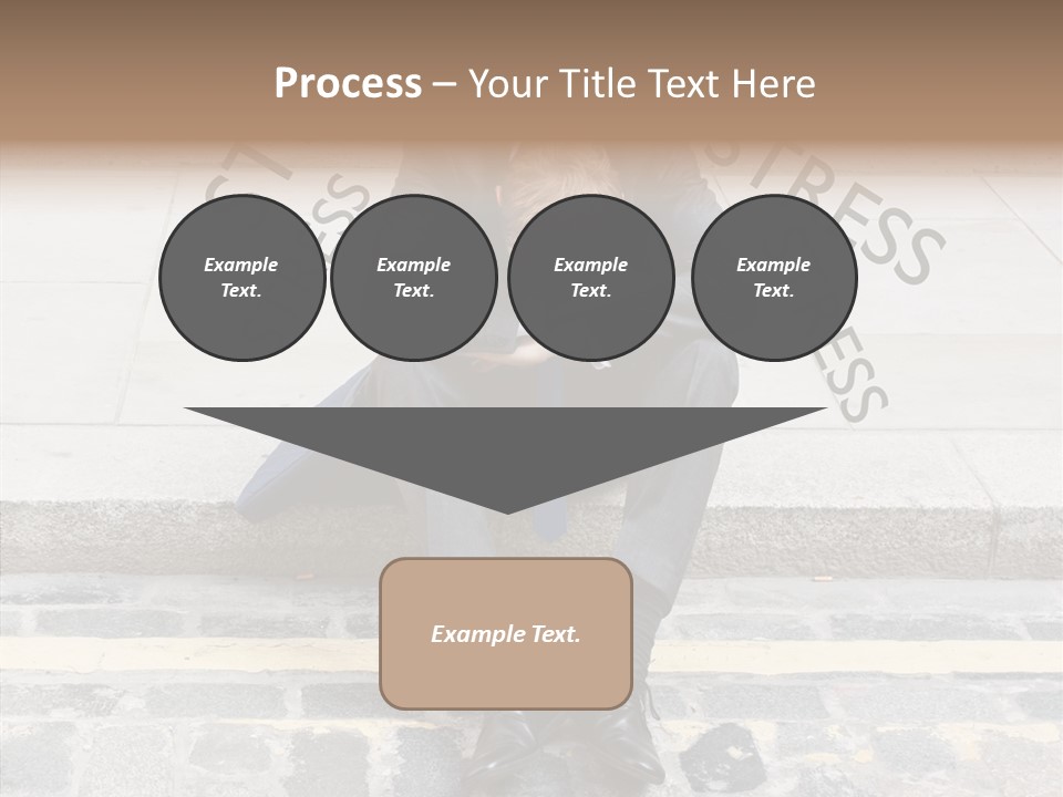 Male Failure Businessman PowerPoint Template