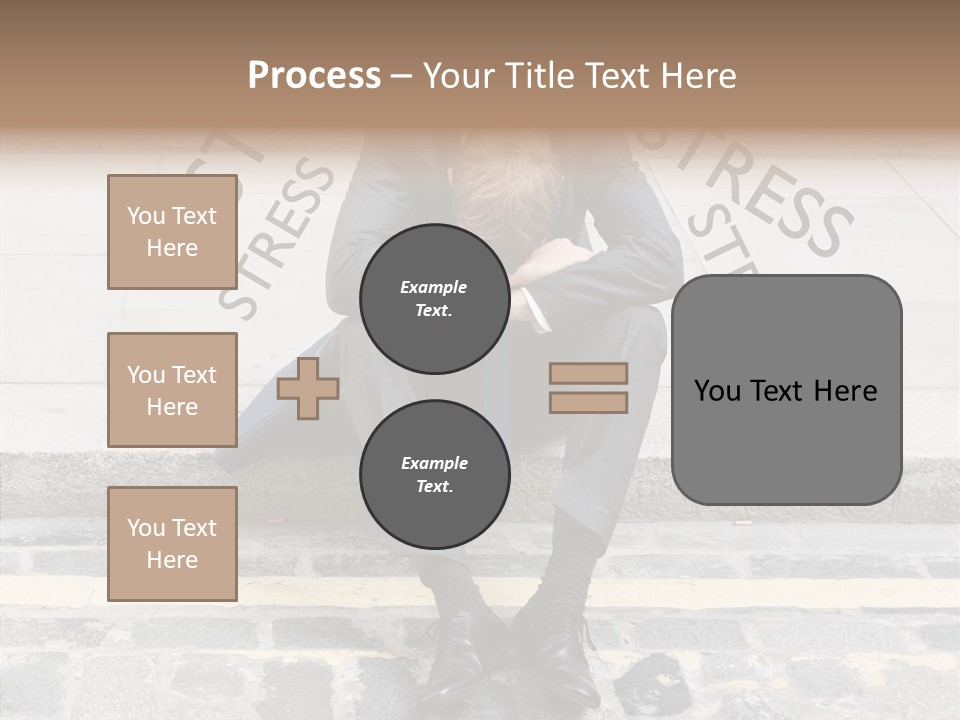 Male Failure Businessman PowerPoint Template