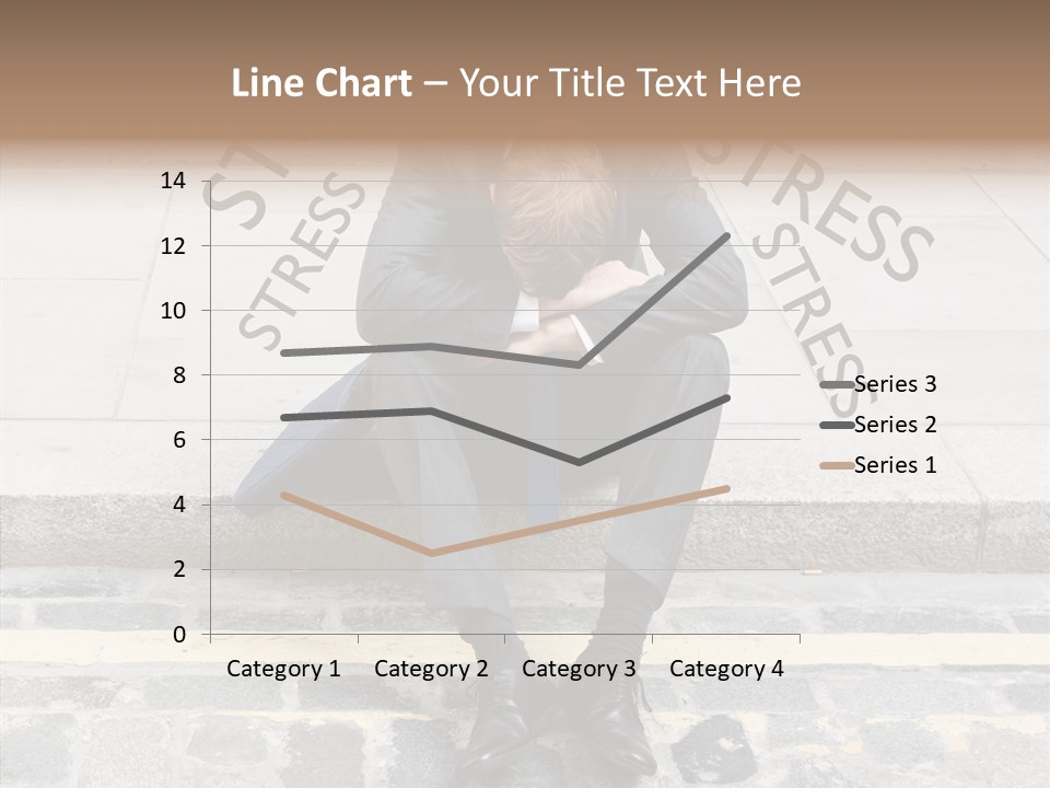 Male Failure Businessman PowerPoint Template