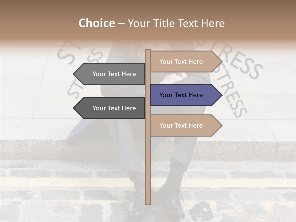 Male Failure Businessman PowerPoint Template