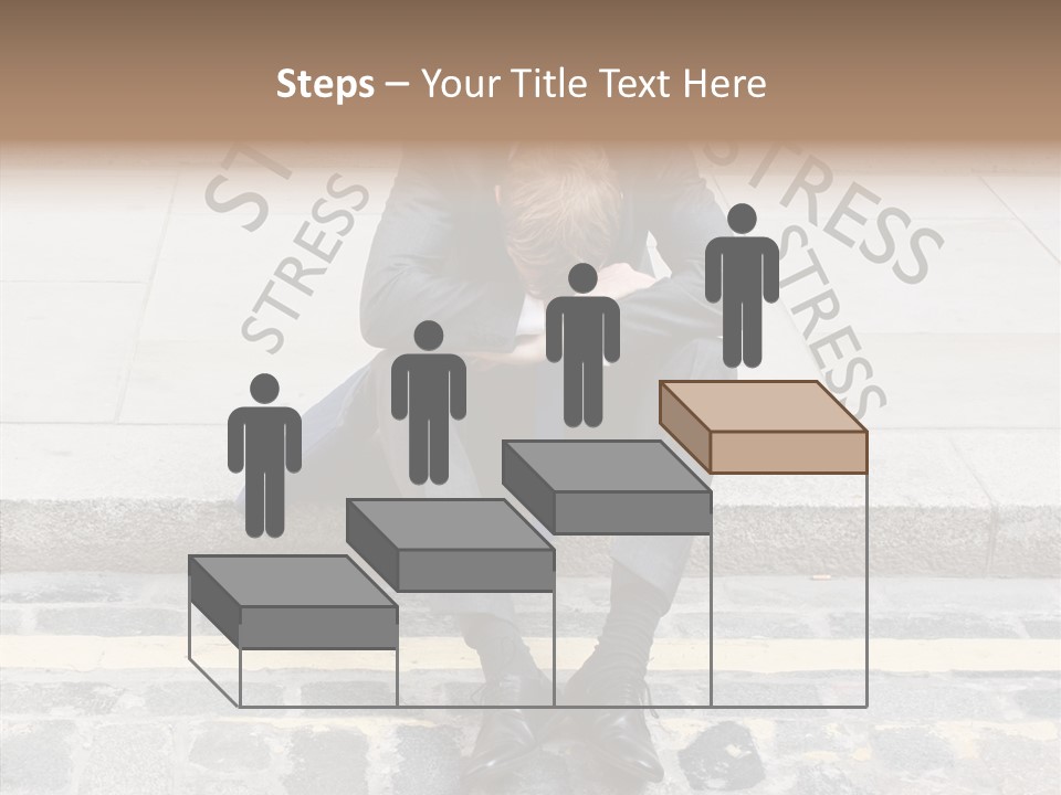 Male Failure Businessman PowerPoint Template