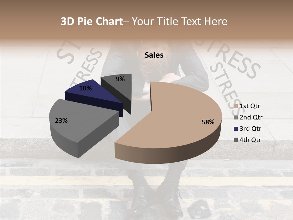 Male Failure Businessman PowerPoint Template