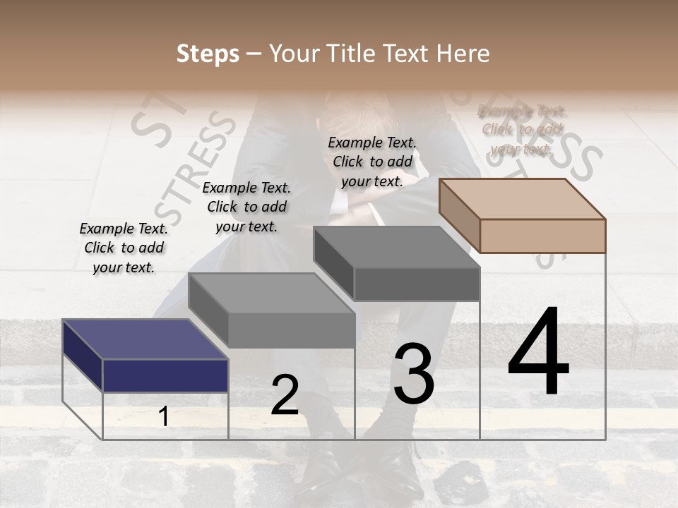 Male Failure Businessman PowerPoint Template