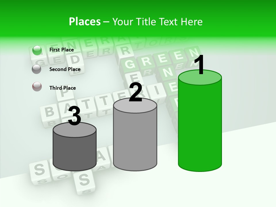 Conservation Cube Puzzle PowerPoint Template