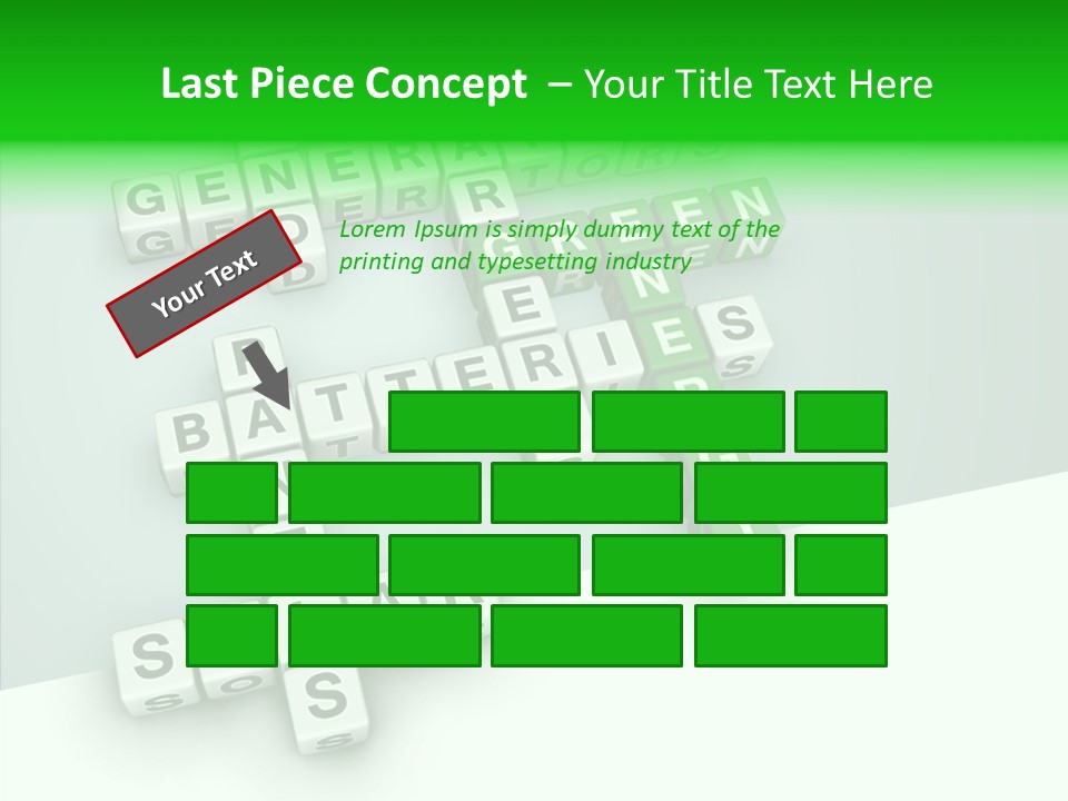 Conservation Cube Puzzle PowerPoint Template