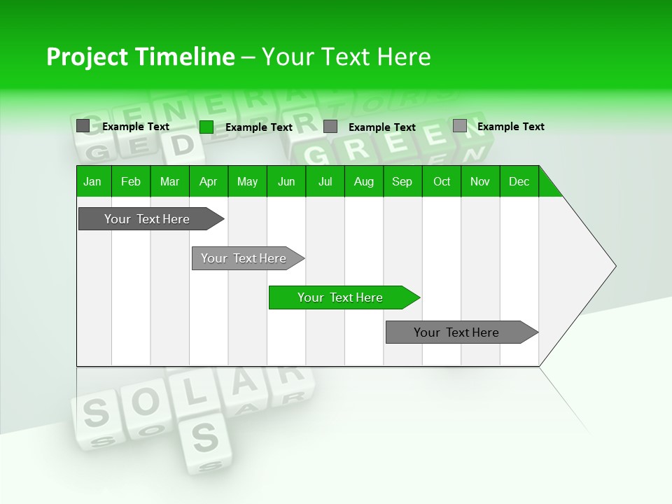 Conservation Cube Puzzle PowerPoint Template