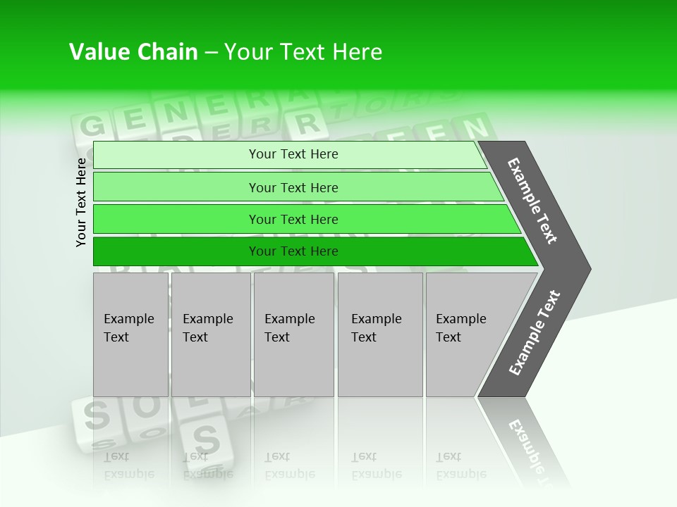 Conservation Cube Puzzle PowerPoint Template