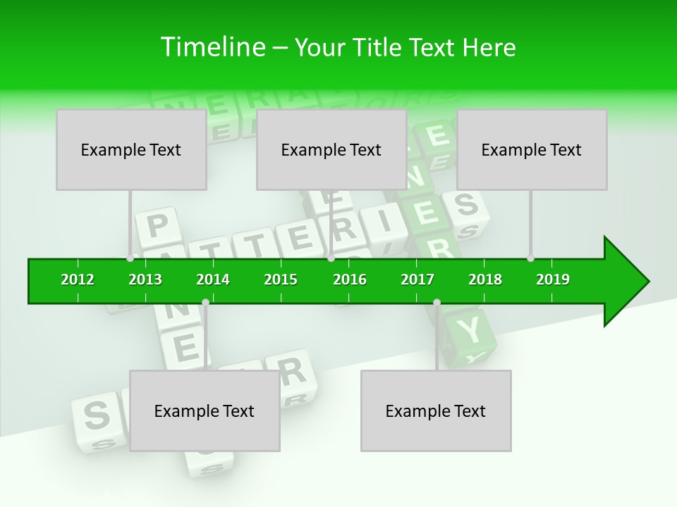Conservation Cube Puzzle PowerPoint Template