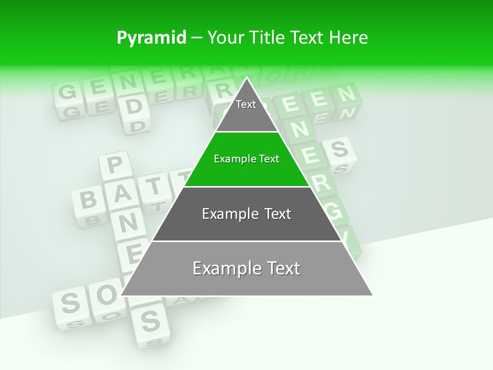 Conservation Cube Puzzle PowerPoint Template