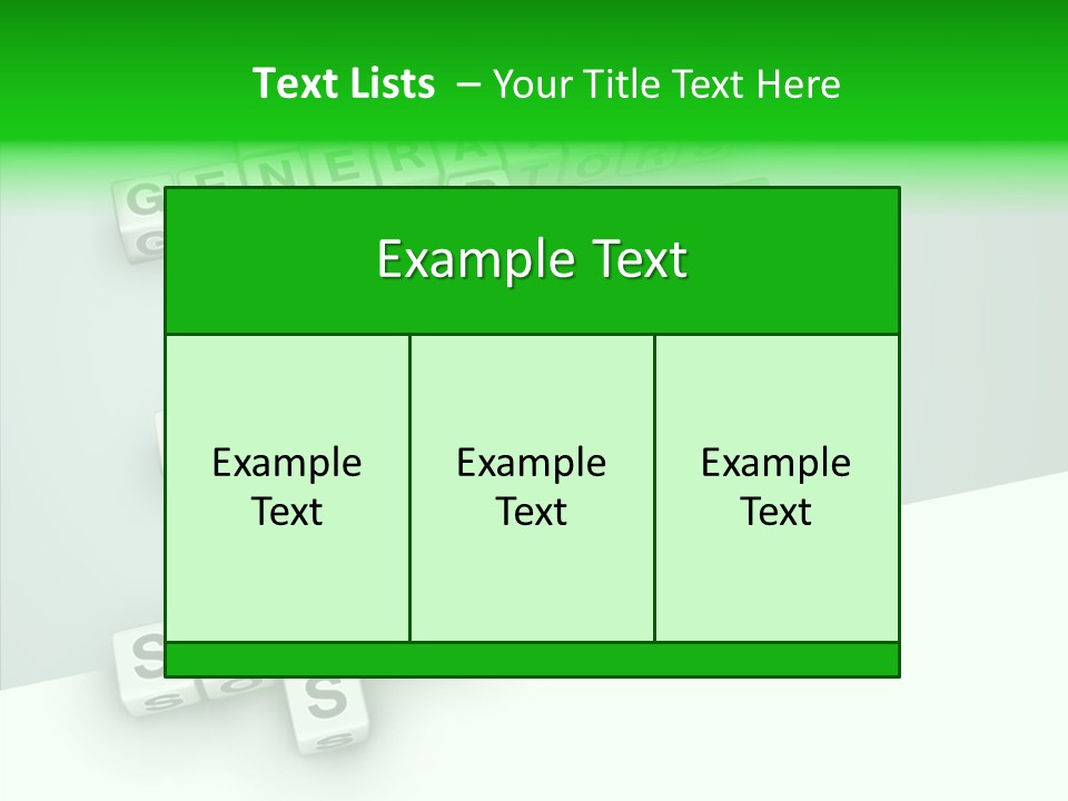 Conservation Cube Puzzle PowerPoint Template