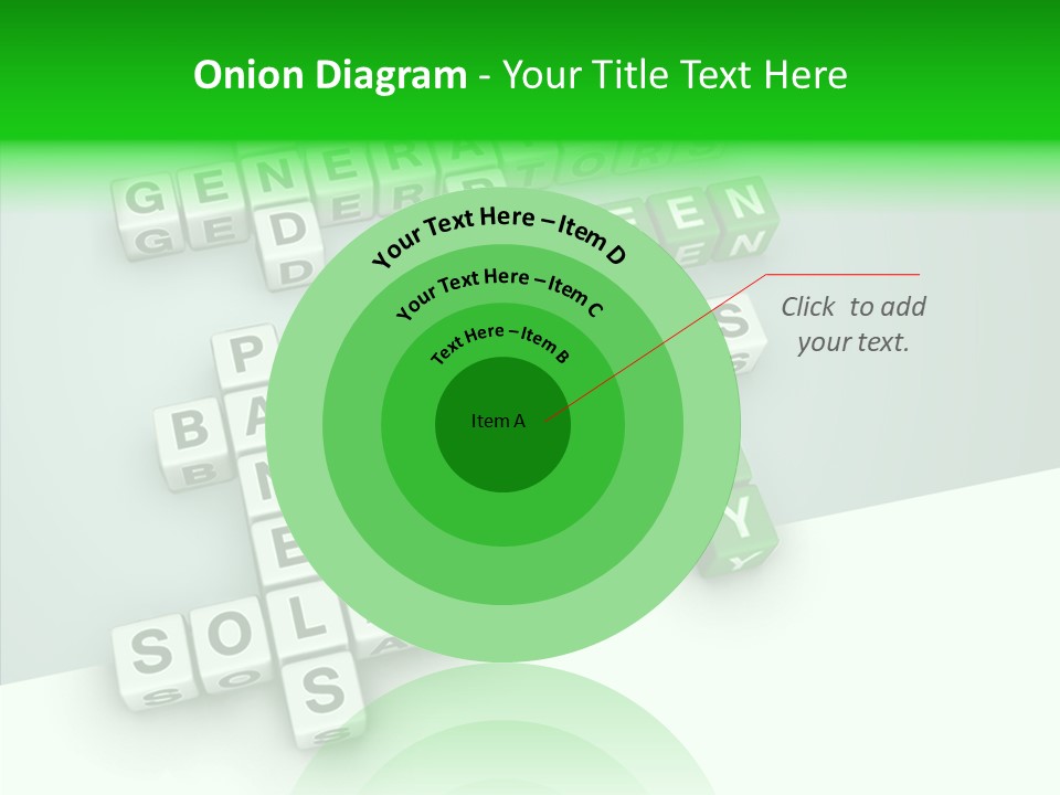 Conservation Cube Puzzle PowerPoint Template