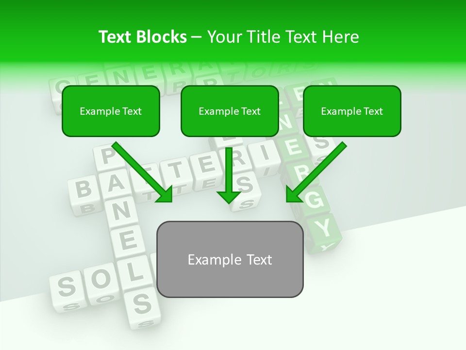 Conservation Cube Puzzle PowerPoint Template