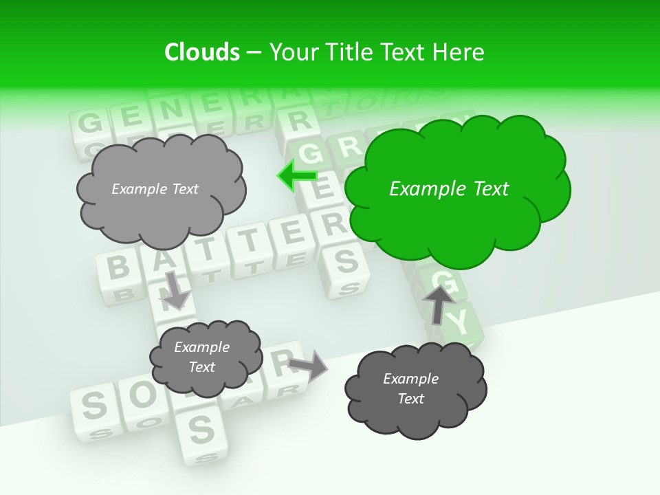 Conservation Cube Puzzle PowerPoint Template