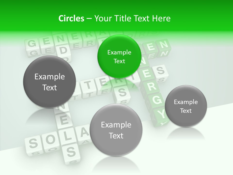 Conservation Cube Puzzle PowerPoint Template