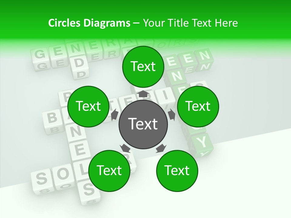 Conservation Cube Puzzle PowerPoint Template